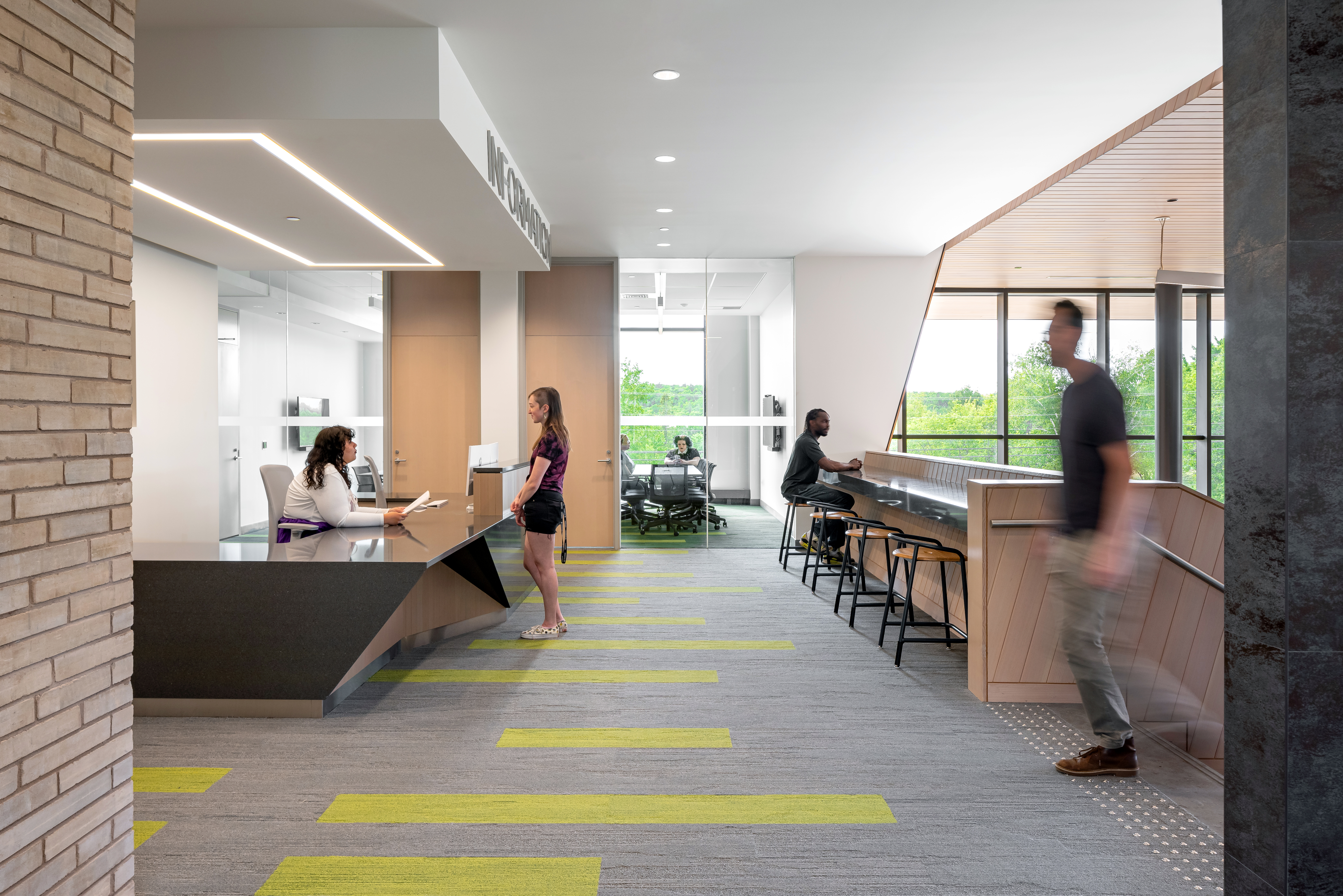 NUSU Student Centre Information Desk, located on the second floor